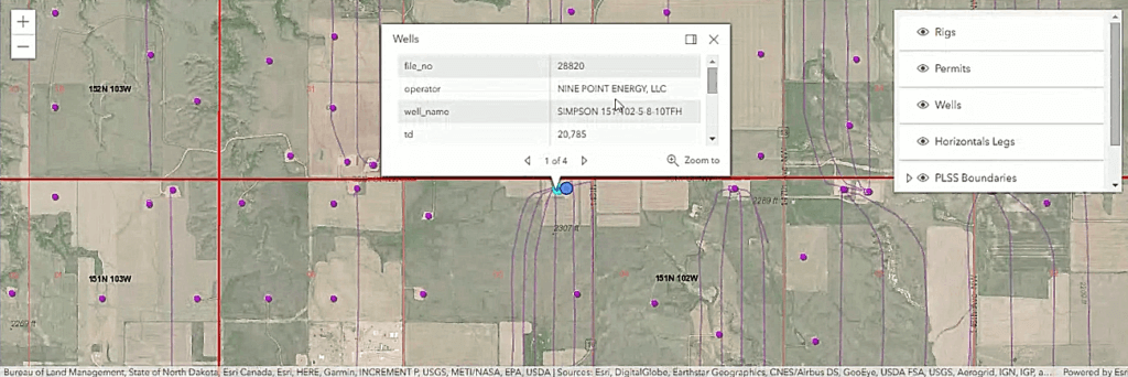 Well Detail Map